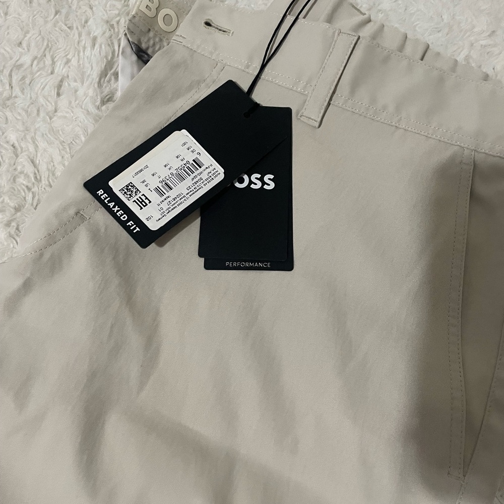Hugo Boss Men's Beige Dress Pants - Picture 2 of 16